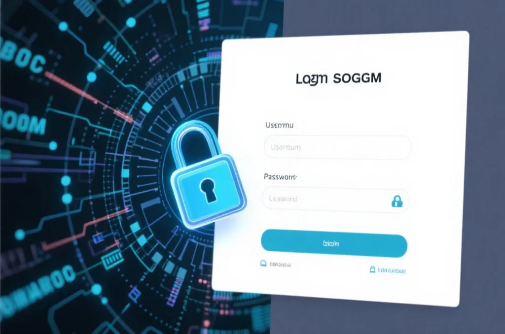 安全登录界面的视觉表示